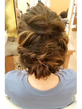 アメイジングヘアー 千歳店(AMAZING HAIR) 【AMAZING HAIR千歳店/村山】 編み込み｜お呼ばれアレンジ