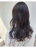 フロート 小阪店(float)&nbsp;ダークカラー_マロンベージュ Aラインボブ かきあげ