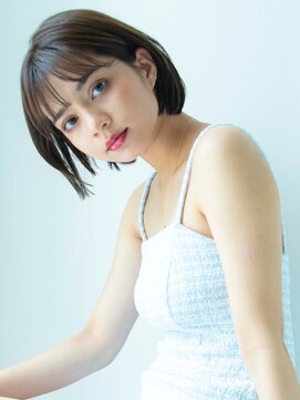 ロンドフルール 大宮東口(Lond fleur) 【石畑結華】ぱっつんシースルーバングミニボブ