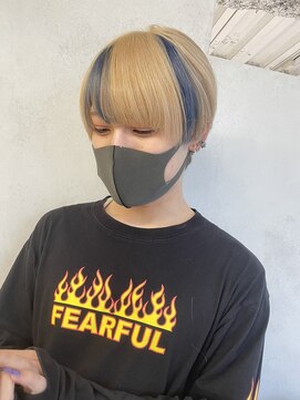 イリ 大阪(ili) ポイントカラー/ホワイトブロンド