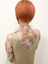 ラミエ バイ メルト 吉祥寺(lamie by melt)&nbsp;"久保田"サーモンピンクハイトーンショートマッシュショート