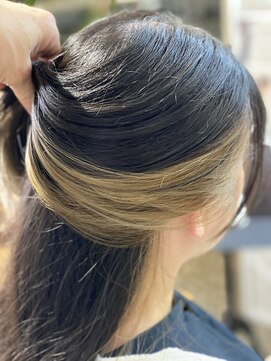 ツムグ 代官山店(TUMUGU) バイカラーショコラブラウン白髪ぼかしヘルシースタイル代官山