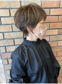 ショート×エアリーパーマ