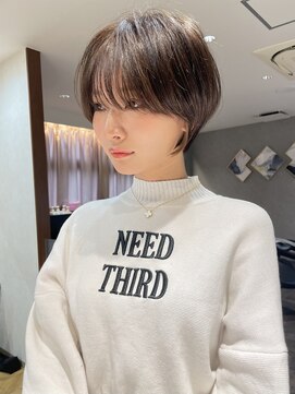 ロンドブルーム 天神大名店(Lond Bloom) 20代30代大人ガーリーショートヘアチョコレートモードショート