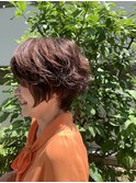 自毛を生かしたショート