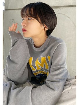 ムード タテマチ(mood tatemachi) 黒髪ワイドバングショート