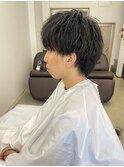 前回のパーマを活かして