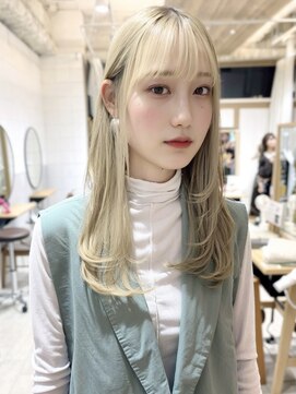 プラグ バイ ネオリーブ(plug by neolive) インナーグレージュ×髪質改善 [髪質改善/縮毛矯正]韓国 T☆