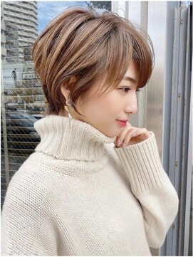 ロンド アンブル 四条烏丸(Lond ambre) 川村利幸/大人美人ショート×グレージュ/京都K