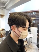 ロイド(Royd.)&nbsp;メンズカットカルマパーマニュアンスパーマセンターパート