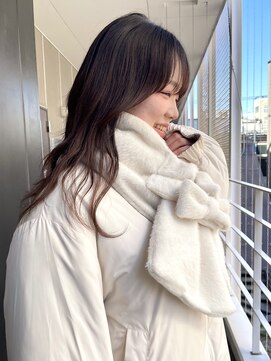 シオ ヘアー デザイン(Sio. hair design) 顔周りレイヤー/小顔効果