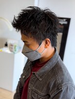 ブレイズ(BLAZE)&nbsp;スパイキーショートソフトツイストスパイラルパーマビジネスマン