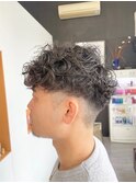 メンズヘア×パーマ