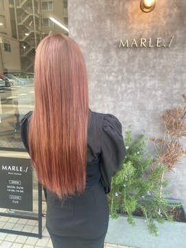 マーレ(MARLE./) コーラルピンクベージュ