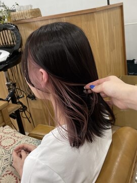 メアリー バイ メリー(marry by merry) 【立町メアリーバイメリー】☆セミディ×インナーペールピンク☆