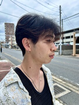 ラック 津田沼(LUCK) ダークアッシュ/アッシュブラック/カルマパーマ/ベリーショート