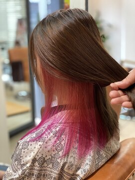 ディア レストマン(DEAREST MAN) インナーカラービビットピンク