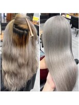 ネクスト 池袋(NEXT)&nbsp;シルバー/アッシュ/グレー/ダブルカラー