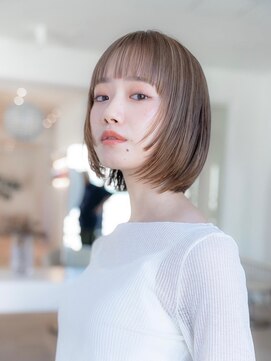 メゾンアルブル 向ヶ丘遊園 登戸(maison ARBLE) 20代30代大人かわいいくびれレイヤーボブ韓国黒髪スタイル