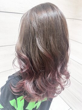 ノル 今池駅前店(noll) インナーカラー/ピンク