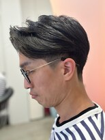 吉&nbsp;前下がりツーブロ◎スタイリングが簡単なメンズヘア