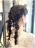 結婚式お呼ばれヘアパーティーヘア（AI-09）