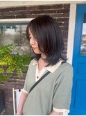 くびれヘアナチュラルレイヤーミディ