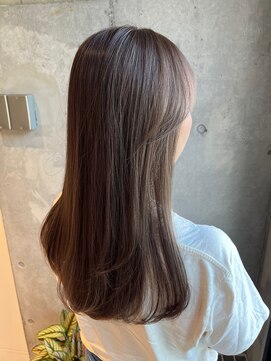 ファロルーエ(falo Ruhe) グレージュ×顔周りレイヤー