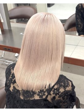 ニコ トウキョウ 渋谷(nico TOKYO) ミルクティーベージュダブルカラーハイトーン韓国レイヤー