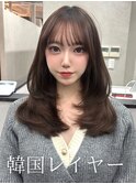 レイヤーカット/韓国レイヤー/顔周りカット/顔周りレイヤー