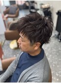 大人ショート×ダークブラウン