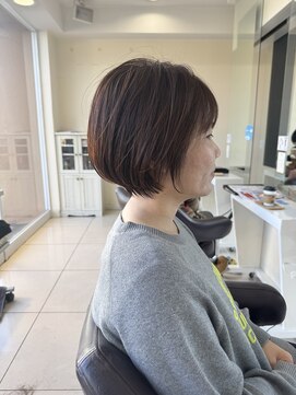 ハピネス 西大寺店(Happiness) 【20代・30代奈良】まとまり艶ショートボブ/髪質改善／うるは