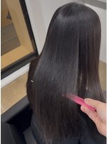 ミヨン 京都烏丸店(miyon)&nbsp;【miyon】韓国レイヤーカット×暗髪カラー×髪質改善