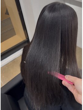 ミヨン 京都烏丸店(miyon) 【miyon】韓国レイヤーカット×暗髪カラー×髪質改善