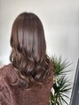 エクレヘアー(Ecre hair)&nbsp;ブリーチをしないオリーブブラウンカラー