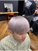 ニュアンスパーマ刈り上げセンターパートリバースセンターパート