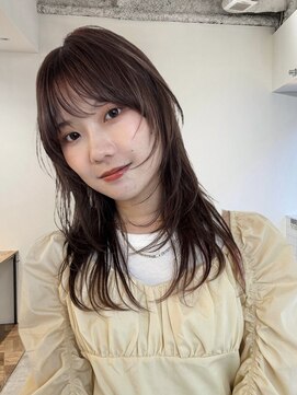 マルケ ドゥ マッシュ(MaruQuee de mashu) 透明感カラー/顔周り動きたっぷりレイヤーカット