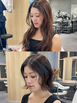 ネアン バイ エーケー 北花田(nean by AK) 似合わせカット before&after