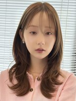 ミンクスリッカ 表参道(MINX RICCa)&nbsp;韓国風くびれミディ×シースルーバング
