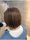 丸みショートボブ/レイヤー/20代30代40代50代/前髪/千葉