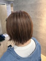 ピークス 千葉店(Peaks)&nbsp;丸みショートボブ/レイヤー/20代30代40代50代/前髪/千葉