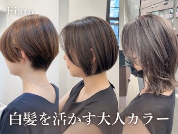 フィアート ヘアドレッシング サロン(Fiato Hairdressing Salon)の写真/赤羽でグレイカラー・白髪カバーならお任せ！大人女性の魅力を引き出す美髪へ☆