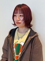 エラン トウキョウ 学芸大学店(elan tokyo) 透明感ローズブラウン/ミディアムレイヤー/顔まわりカット
