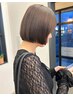【tomoka限定】フェミニンボブカット+ブリーチなしで作る透明感カラー