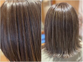 ヘアルーム ランカ(Hair Room LANKA)の写真/話題の白髪ぼかしで綺麗な仕上がりに◎カラーのモチも良く、艶感のある仕上がりに導きます♪