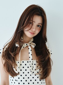 ジーナ 北千住ミルディス通り(Zina) 髪質改善*ワンホンレイヤーダークパープル韓国*美髪【Zina北千住
