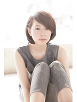 リアル デザインギャラリー(rёal D.G) 毛先の軽さに今期のトレンド入れて、重軽モードボブ！