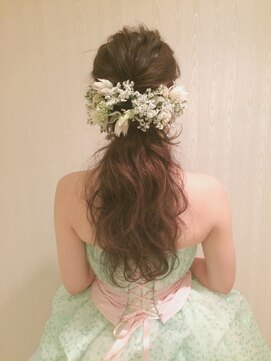 ピエドプールポッシュ(PiED DE POULE POCHE) Wedding hair * ダウンスタイル *