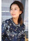 大人女子　ゆるっとダウンスタイル
