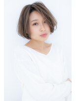 カバーヘア ブリス 大宮西口(COVER HAIR bliss) センターパートワンカール小顔ナチュラルボブY大宮20代30代40代